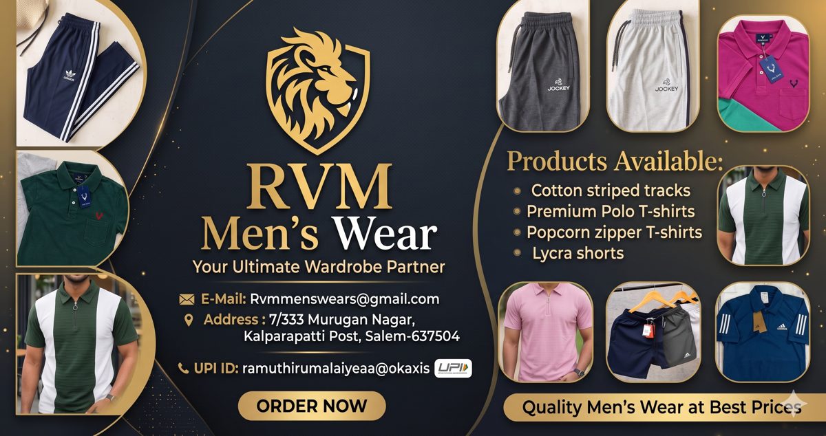 RVM Men's Wear - Your Ultimate Wardrobe Partner